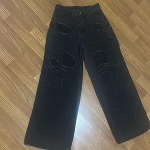 Sz 26 baggy cargo Jeans GUC